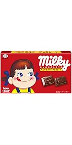 不二家 ミルキーチョコ 12粒 1箱 10個入 おいしさ