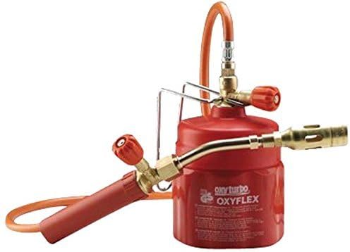 Mobile Professional Soldering Butane Welding Torch Kit - Product code:504000 Oxyflex - Made in Italy - Oxyturbo