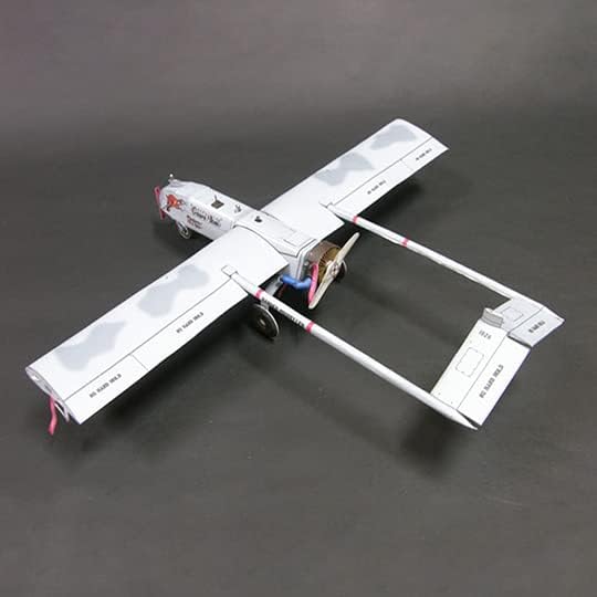 Miniatura 9 de Escala 112 RQ-7B RQ-7 Shadow Army Marine Surveillance UAV 3D Plane Model Modelo de papel Modelo de avión fundido a troquel para colección (kit sin