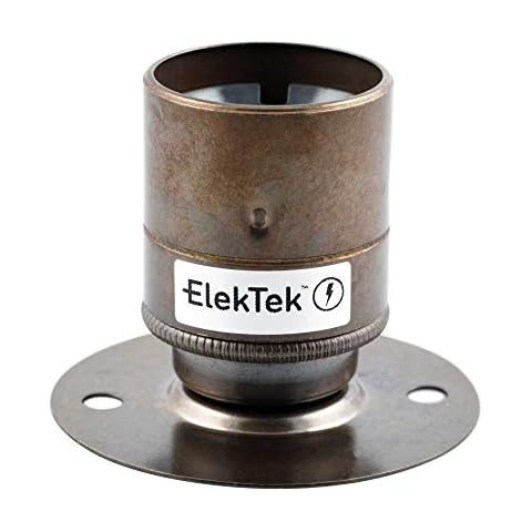 ElekTek ES E27 Batten Lamp Holder for Vintage Bulbs Cover