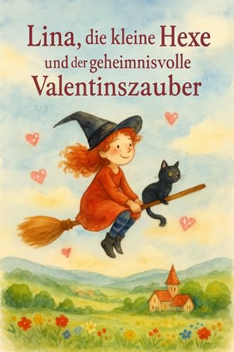 Lina, die kleine Hexe und der geheimnisvolle Valentinszauber: Ein Vorlese- und Erstlesebuch für Kinder von 3–7 Jahren