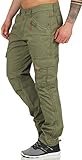 timezone cargohose »benito« (set mit gürtel) Klassische Cargo Hose Timezone Herren Cargo Hose 26-10011 Ben Washed kaki 29/32