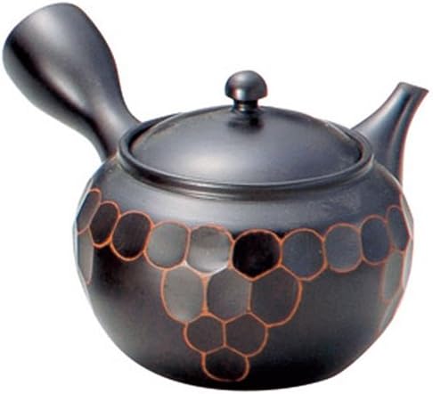 Chubu Burn Light Pine Black Mud seramessyu 急須 F528