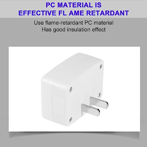 Image of 4pcs Flat US Plug AC 80-300V Voltage Measuring Monitor, LCD Digital Voltmeter, AC 110V 220V Voltage Panel Power Line Volt Test Monitor for Household Plug into Outlet to Measure Voltage