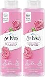St. Ives Refreshing Body Wash, Rose Water & Aloe Vera, 22 Fluid Ounce (Pack of 2)