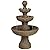 Ravenna Italian Outdoor Floor Bubbler Fountain and Waterfalls 43" High 3 Tiered Cascading for Garden Patio Backyard Deck Home Lawn Porch House Relaxation Exterior Balcony - John Timberland