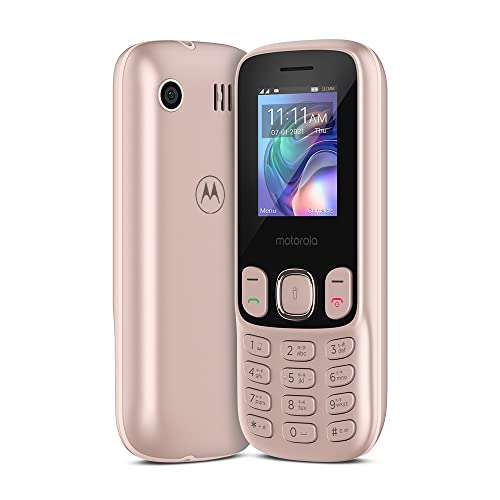 Image of Motorola a50 (Rose Gold) - Dual Sim Keypad Mobile with Expandable Memory Upto 32GB, Rear Camera, 1750 mAh Big Battery, 6 Indian Languages Input Support