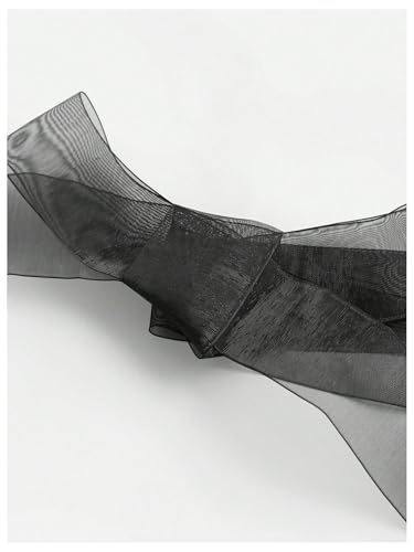 Verdusa Girl's Floral Print Tie Shoulder Dress Ruched Square Neck A Line Dresses4