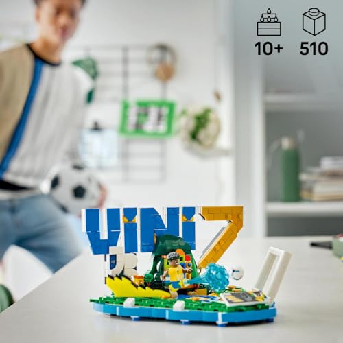 Image of LEGO Editions Vini Jr. - Soccer Highlights - Soccer Decor - Building Set for Kids - 43027