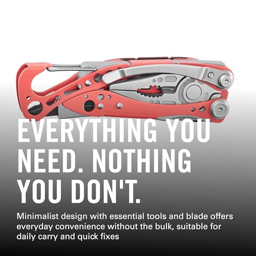 Image of Leatherman, Skeletool CX, 7-in-1 Lightweight, Minimalist Multi-Tool for Everyday Carry, Home, Garden & Outdoors, Guava