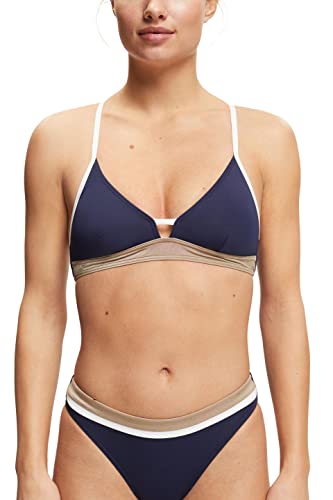 ESPRIT Damen Tayrona Beach Rcs Pad.bra Top Bikini, Navy, 38