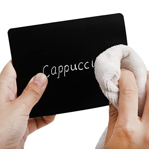 Soujoy 24 Pack Mini Chalkboard Signs For Food, 5'' X 4'' Table Tent Label, Party Buffet Food Label For Liquid Markers And Chalk, Plastic Message Board For Bakery, Wedding #TOP4