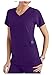 Produktbild Smart Uniform Mock Wrap Top SM830 (L, Eggplant)
