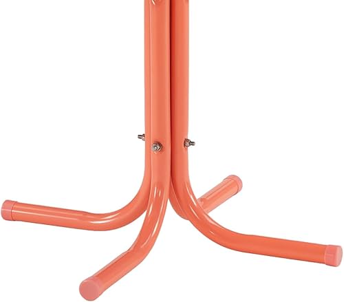 Vista 75 de Crosley Furniture Griffith - Mesa auxiliar de metal retro resistente a la intemperie para patio, terraza, porche, color rojo