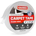GAUDER Carpet Tape (2” x 27 Yards) | Rug Tape for Floorings, Steps and More | Double-Sided Carpet Tape for Renovation Work