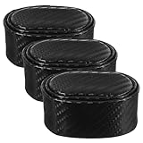 NUOBESTY 3 Stück Teiliges Pu uhrenkissen mit Carbon muster Praktisches Armband Schmuckkissen für Uhrenpräsentation Geeignet für Uhrenhändler Vitrinen und Sammler Hochwertiges Displaykissen