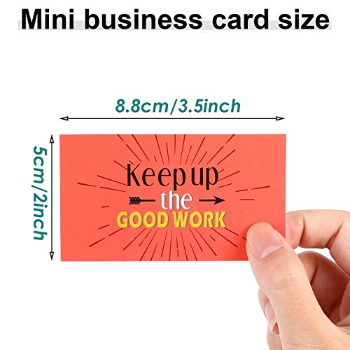 120 Pieces Motivational Encouragement Quote Cards Inspirational Kindness Appreciation Gratitude Business Cards Encouragement Mini Note Cards for Women Men Student Kids Teachers (30 Styles)