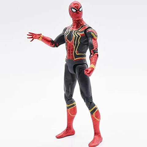 BESTZY Spiderman Figur, Marvel Avengers Titan Hero Serie Super Hero Spider-Man Action-Figur 17 cm große Superhelden Action-Figur Cover