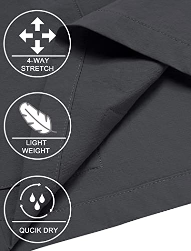 COOFANDY Shorts cargo masculino de secagem rápida ao ar livre shorts leves para viagem, pesca, golfe