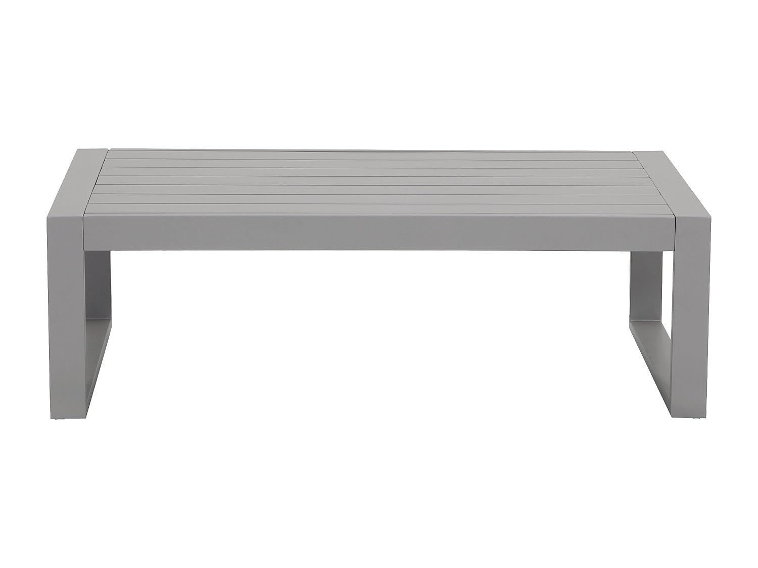 Table Basse de Jardin en Aluminium Taupe Molokai MYLIA
