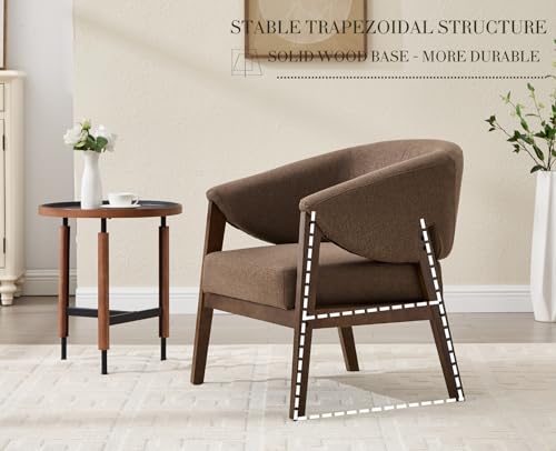 Sillón Barrel Plegable Marrón miniatura 6