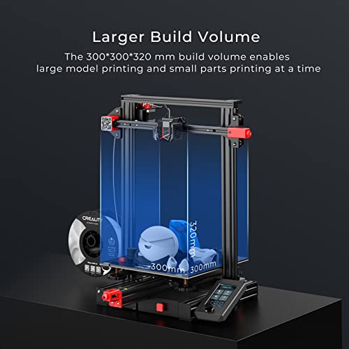 Creality Ender 3 Max Neo 3D Printer, Cr Touch Auto Leveling Bed Dual Z-Axis Full-Metal Extruder Silent Mainboard Filament Sensor Fdm 3D Printers For Kid Beginners, Large Printing Size 11.8X11.8X12.6In #TOP2