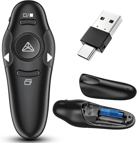 RTS 2-in-1 USB Type C Presentation Clicker