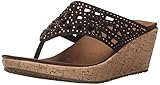 Skechers Cali Women's Beverlee - Dazzled Wedge Sandal, Chocolate, 11 M US