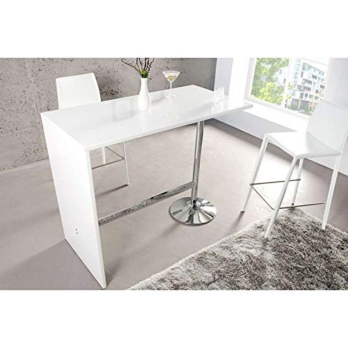 Avanti Trendstore Cuba Bartisch – Holzdekor Mit Seitlichem Regal, Tischplatte In Zwei Größen Wählbar, Maße BHT 110x103x50 Cm