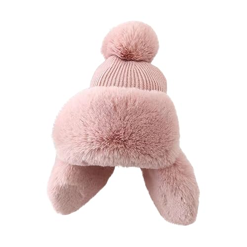 Chapeau d'hiver pour femmes en laine tricotée bonnet thermique chaud et doux