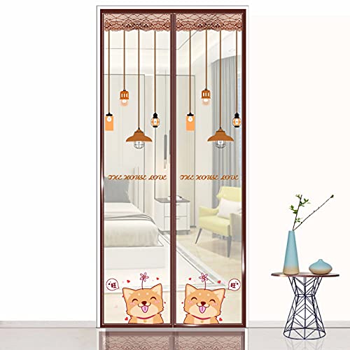 STILIST Fliegen Gitter terassentür, Magnetisches Moskitonetz, Automatisches Schließen, Verschiedene Größen, Kinderleichte Klebemontage Ohne Bohren für Balkontür und Terrassentür 90x220cm Cover