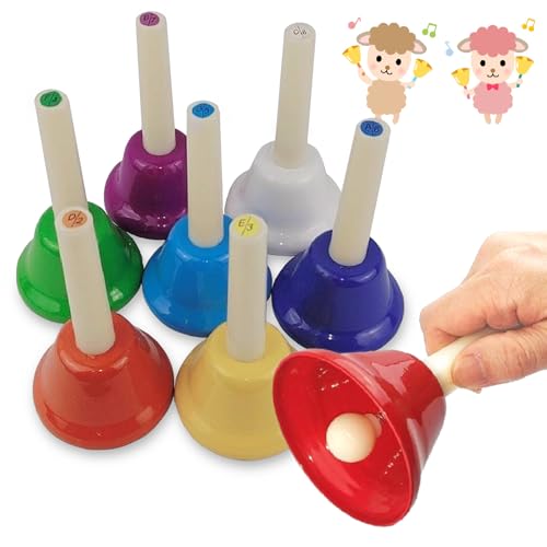 VICHE CATT ミュージックベル ハンドベル 8音セット 打楽器 演…
