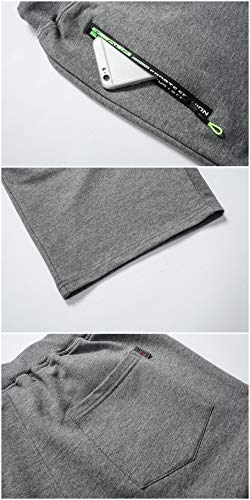 Chrisuno Mens Shorts Drawstring Elastic Waist Workout Shorts With Pockets Army Green 3Xl #TOP4