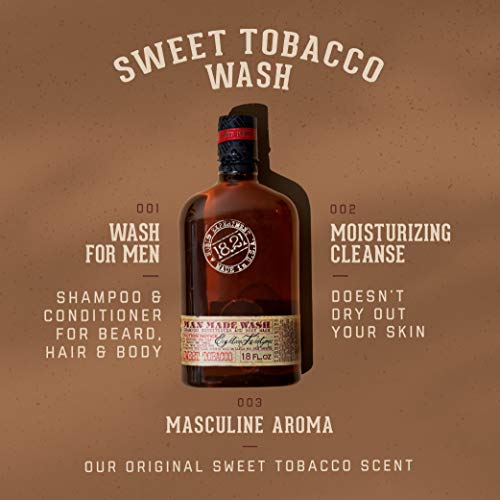 18.21 Man Made Wash, Original Sweet Tobacco, 18 Fl Oz - Thumbnail 3