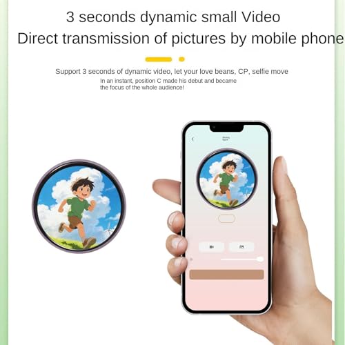 Badge intelligent écran tactile 6 cm pour bureau et création vidéo - 4