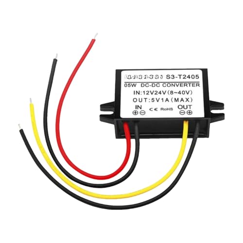 Convertisseur de puissance 12v 24v à 5v DC abaisseur tension cc pour accessoires électroniques auto