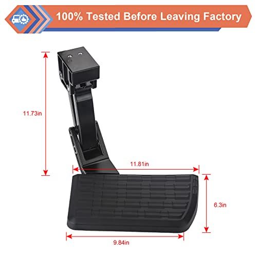Zonfant Rear Bed Step, Retractable Side Tailgate Step Compatible With 2014-2021 Toyota Tundra, Replace#Pt392-34140 75316-01A #TOP4