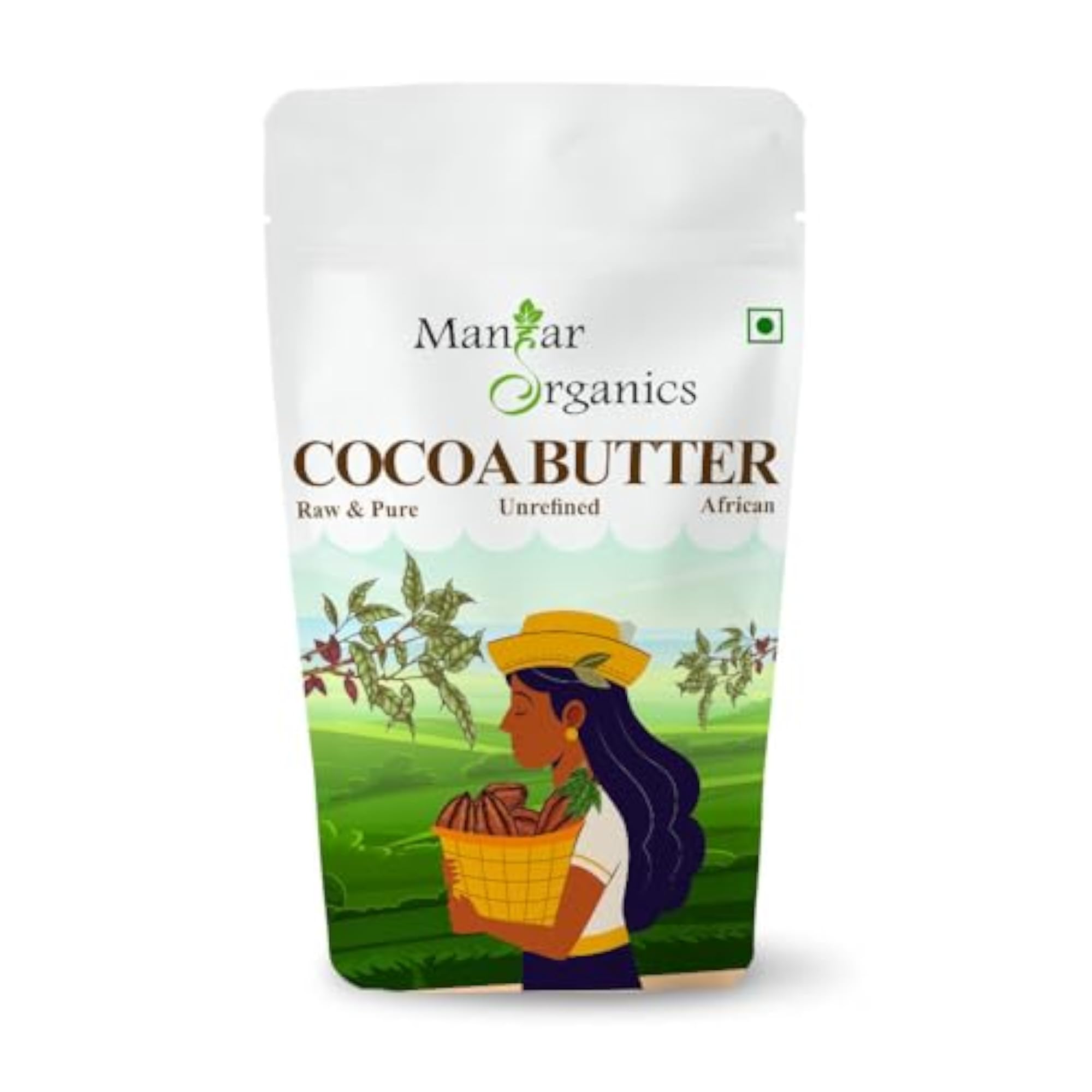 African Cocoa Butter - Organic, Raw & Unrefined