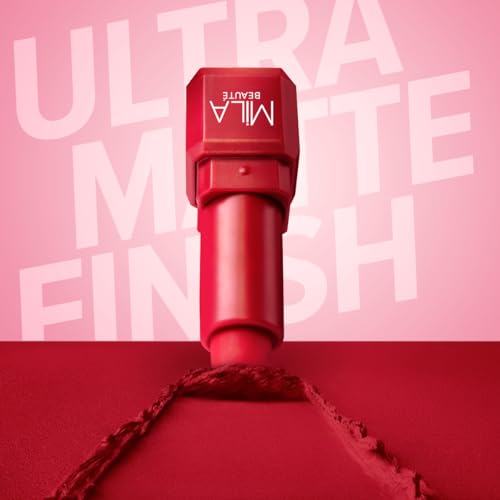 Image of Mila Beaute Real Matte Lipstick | Enriched With Rosehip Extract | Ultra Matte Finish & Long Lasting I Single Swipe, Lightweight & Comfortable - 21-ANTIQUE RED