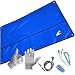 Produktbild Minadax® 60 x 120cm ESD Antistatik-Set: XXL Antistatikmatte in Blau, Handgelenksschlaufe + Erdungskabel + ESD Handschuhe Gr.L - Zum Schutz Ihrer Bauteile vor Entladungsschäden