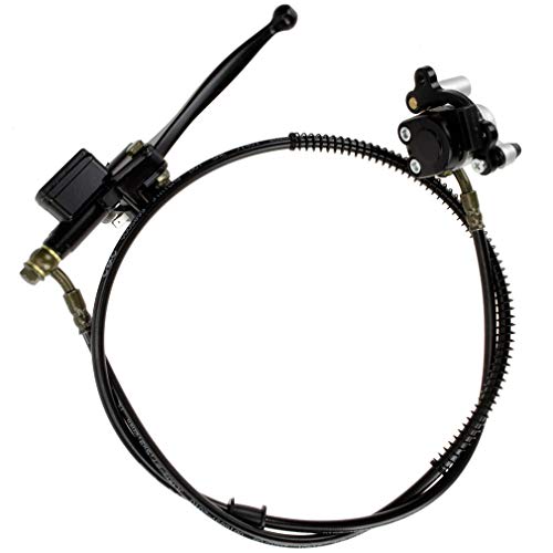 Hiaors Upgraded Hydraulic Brake Master Cylinder Caliper With Brake Pad Assembly Hose Tube For 97Cc 2.8Hp Baja Doodlebug Dirtbug Db30 Mini Bike Mini Dirt Bike Mini Moto Parts #TOP1