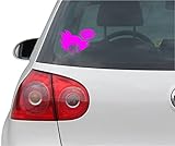 INDIGOS UG Pegatina Coche - Sticker - Auto - JDM - Die Cut - JDM Drift DBZ Goku 240SX Cefiro KE70 JDM Option Decal Sticker - Pink - Rosa - 132mmx88mm