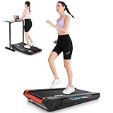 FUNMILY Small Walking Pad with Incline for Home, 2.5HP Under Desk Treadmill for Office 300b Weight Capacity, Mini Running Pads with Remote Control