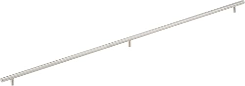 Miniatura 12 de Richelieu Hardware BP3487105170 Tivoli Collection - Tirador moderno de acero inoxidable cepillado de centro a centro para cocina, baño y muebles