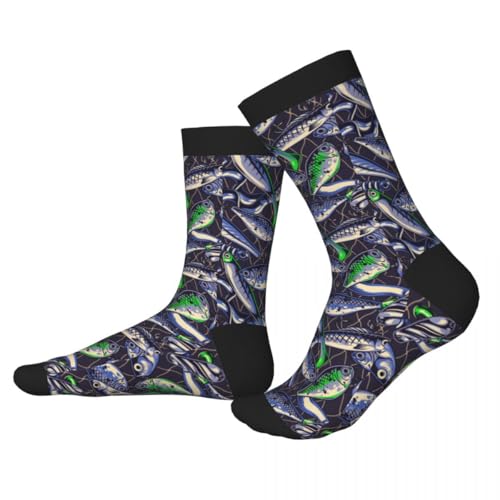 Image of Men Women Casual Cool Cute Crazy Funny Athletic Sport Novelty Graphic Crew Socks