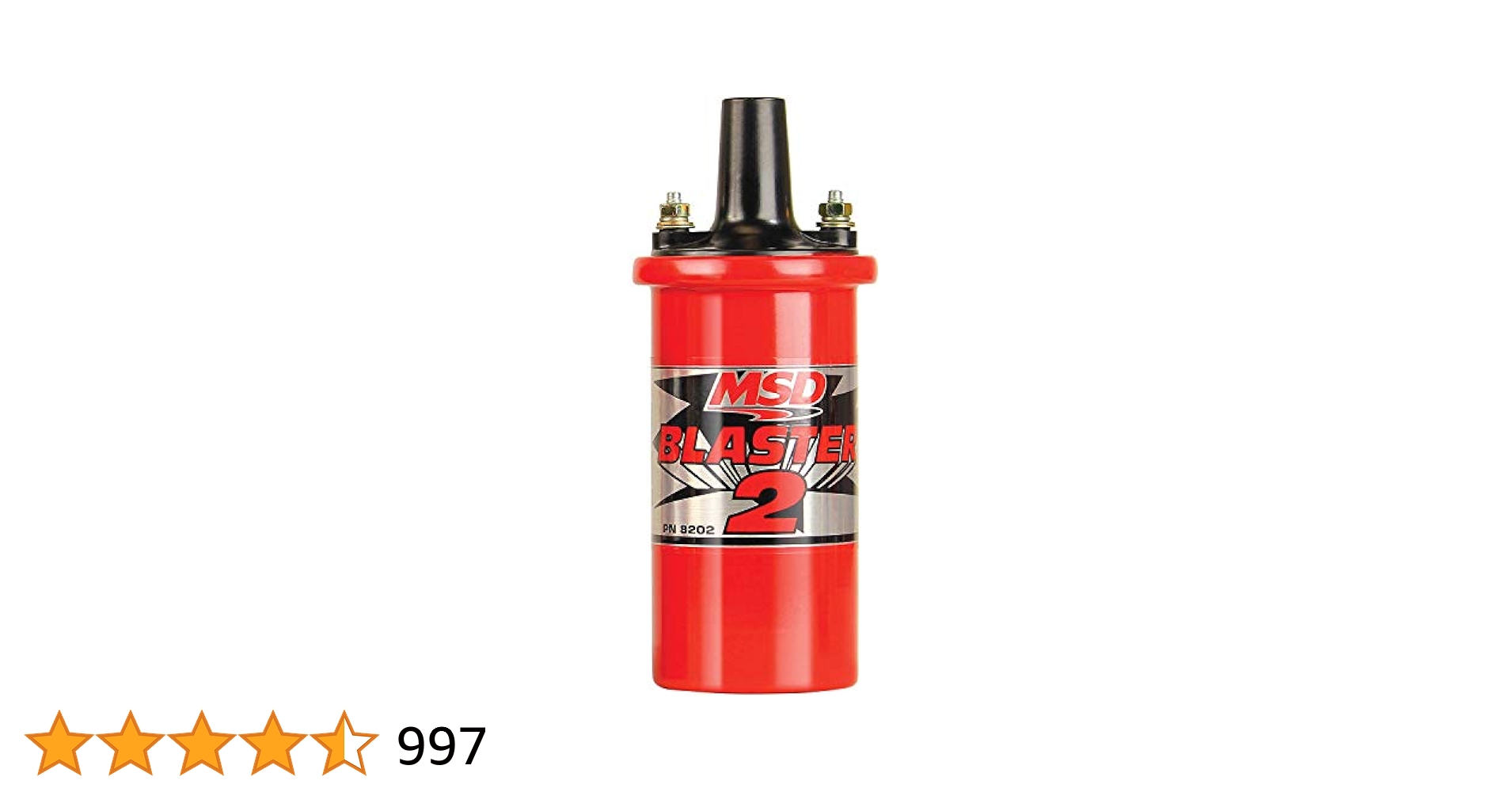 MSD Blaster 2イグニッションコイル MSDイグニッションコイルBLASTER2*レジスター抵抗付ハコスカL型