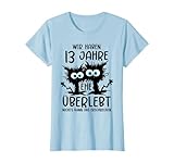 13 Jahre Verheiratet Veilchenhochzeit 13. Hochzeitstag T-Shirt