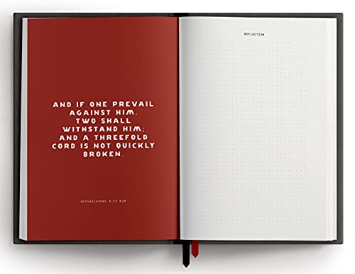 Image of The Prayer Journal for Him: A Daily Christian Journal for Men to Practice Gratitude, Reduce Anxiety and Strengthen Your Faith (Premium Vegan Leather Hardcover)
