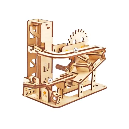 お城の形のビー玉転がし