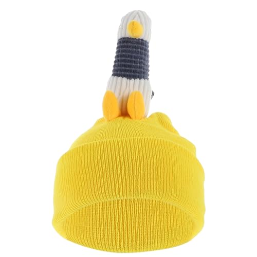 SkihelmüBerzug Gelb Cartoon Enten Design Waschbar Elastisch Passend FüR 55-62 cm Helme Ideal FüR Skisport Und Outdoor AktivitäTen